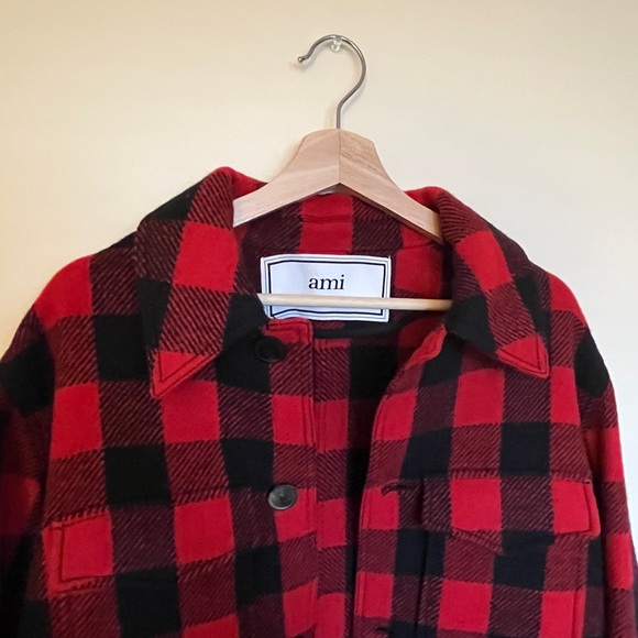 Ami Alexandre MATTIUSSI Wool Buffalo Check Jacket l Men’s medium | New | 70% off - Picture 3 of 6